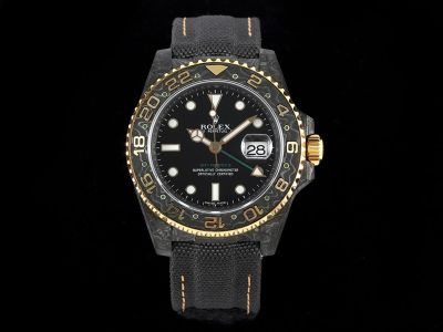 ROLEX GMT-Master II Lightest Version Carbon Fiber Case Cal.3186 Movement Watch with Date Window